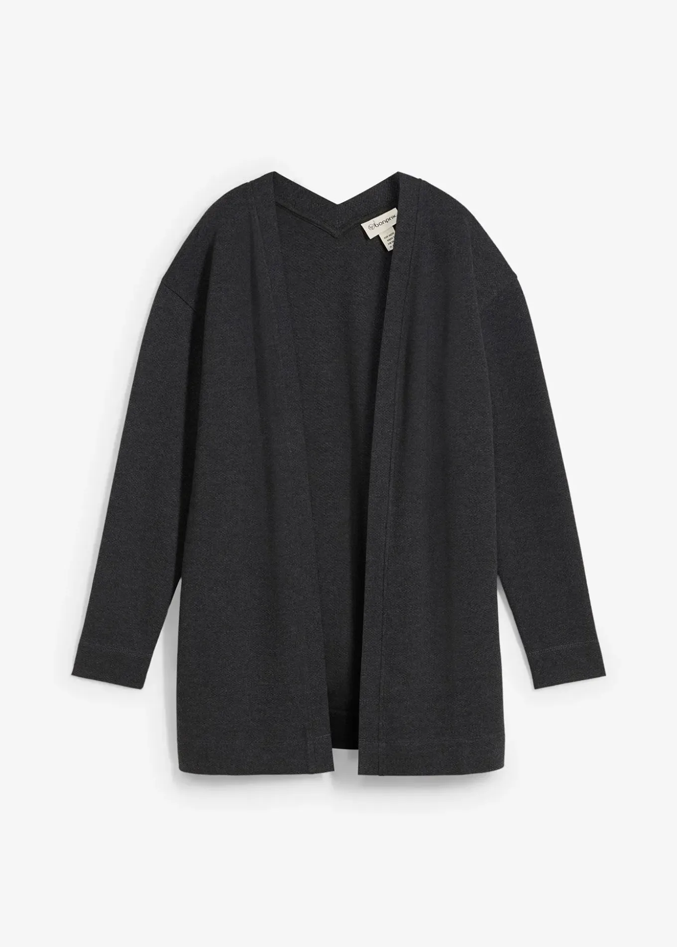 Gilet long en sweat doux