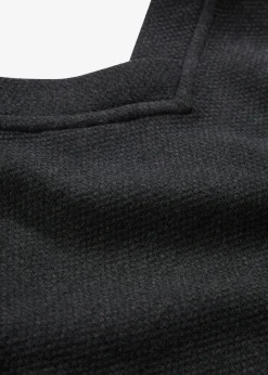 Gilet long en sweat doux