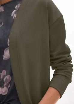 Gilet long en sweat doux