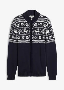 Gilet norvégien en maille douce 100% coton