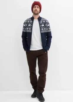 Gilet norvégien en maille douce 100% coton