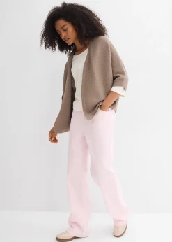 Gilet oversize en maille côtelée