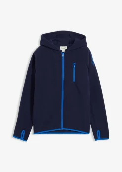 Gilet polaire à détails contrastants