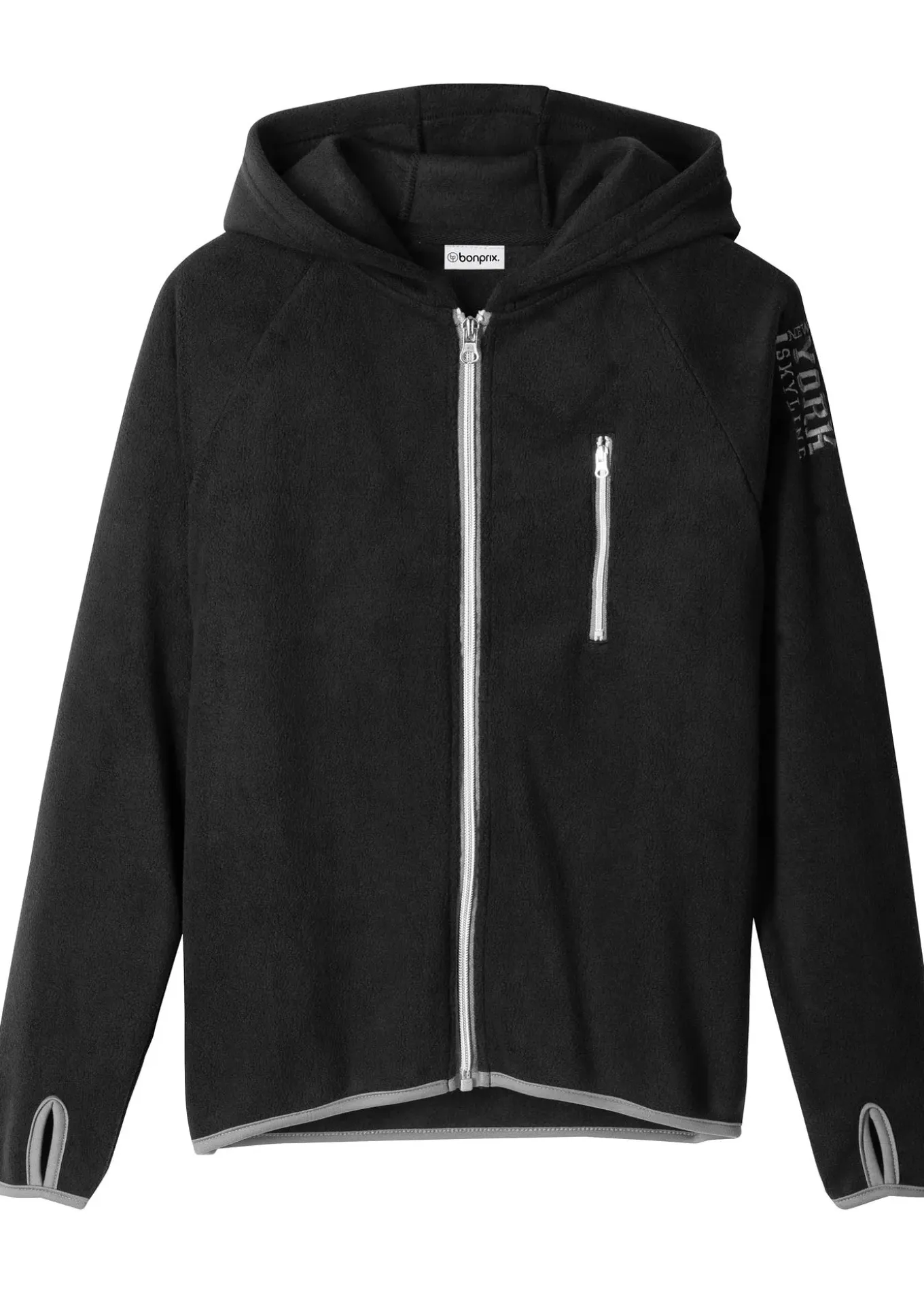 Gilet polaire à détails contrastants