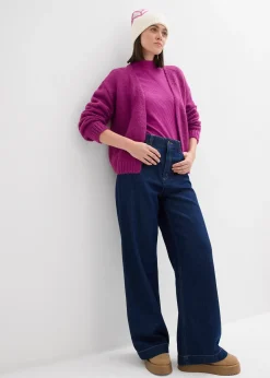 Gilet raccourci en maille oversize