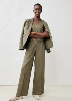 Gilet sans manches 100 % lin