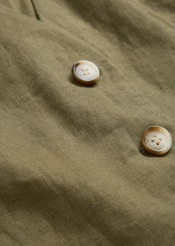 Gilet sans manches 100 % lin