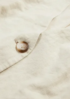 Gilet sans manches 100 % lin