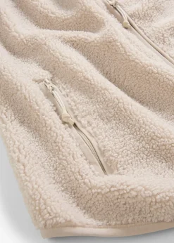 Gilet sans manches de grossesse et de portage en sherpa douillette