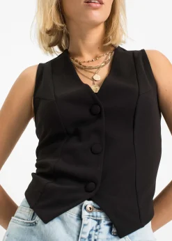 Gilet sans manches en Interlock