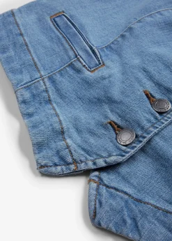 Gilet sans manches en jean extensible