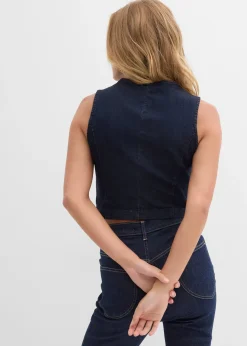 Gilet sans manches en jean