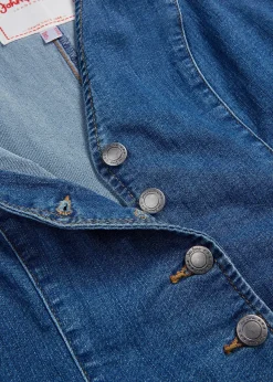 Gilet sans manches en jean extensible