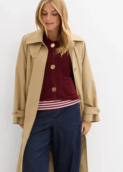 Gilet sans manches en maille avec des poches