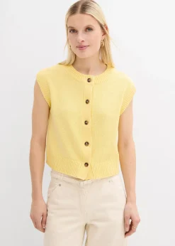 Gilet sans manches en maille