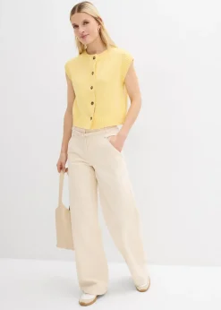 Gilet sans manches en maille