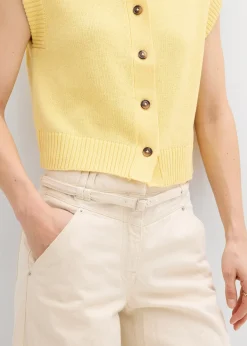 Gilet sans manches en maille