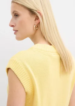 Gilet sans manches en maille