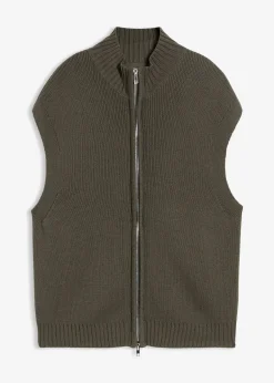 Gilet sans manches en maille