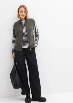 Gilet sans manches en maille