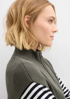 Gilet sans manches en maille