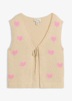 Gilet sans manches en maille