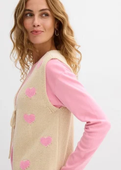 Gilet sans manches en maille