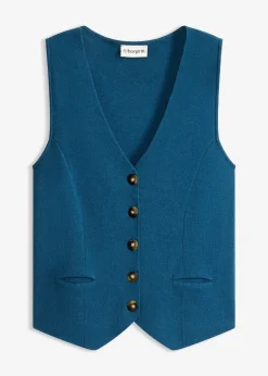 Gilet sans manches en maille