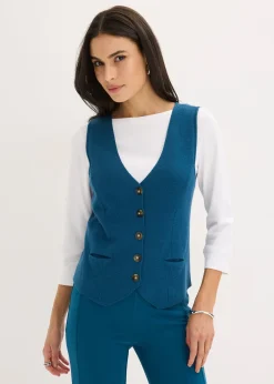 Gilet sans manches en maille