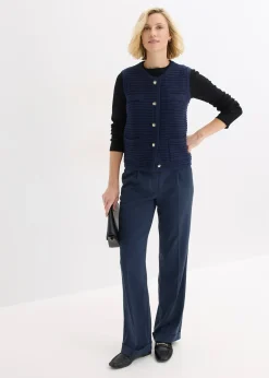 Gilet sans manches en maille