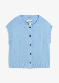 Gilet sans manches en maille