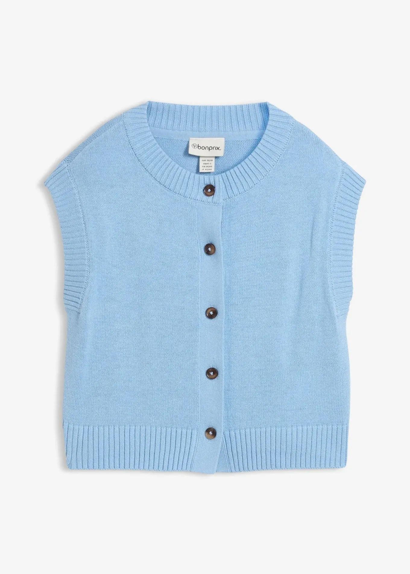 Gilet sans manches en maille