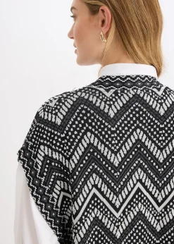 Gilet sans manches en maille