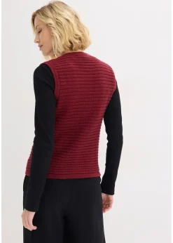 Gilet sans manches en maille