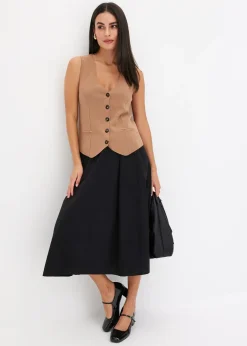 Gilet sans manches en maille