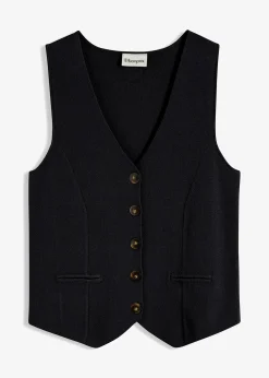 Gilet sans manches en maille