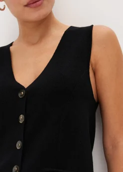 Gilet sans manches en maille