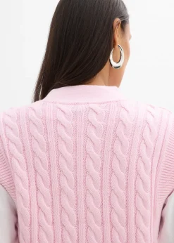 Gilet sans manches en maille