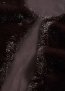 Gilet sans manches en peluche