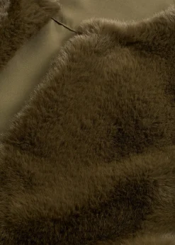 Gilet sans manches en peluche