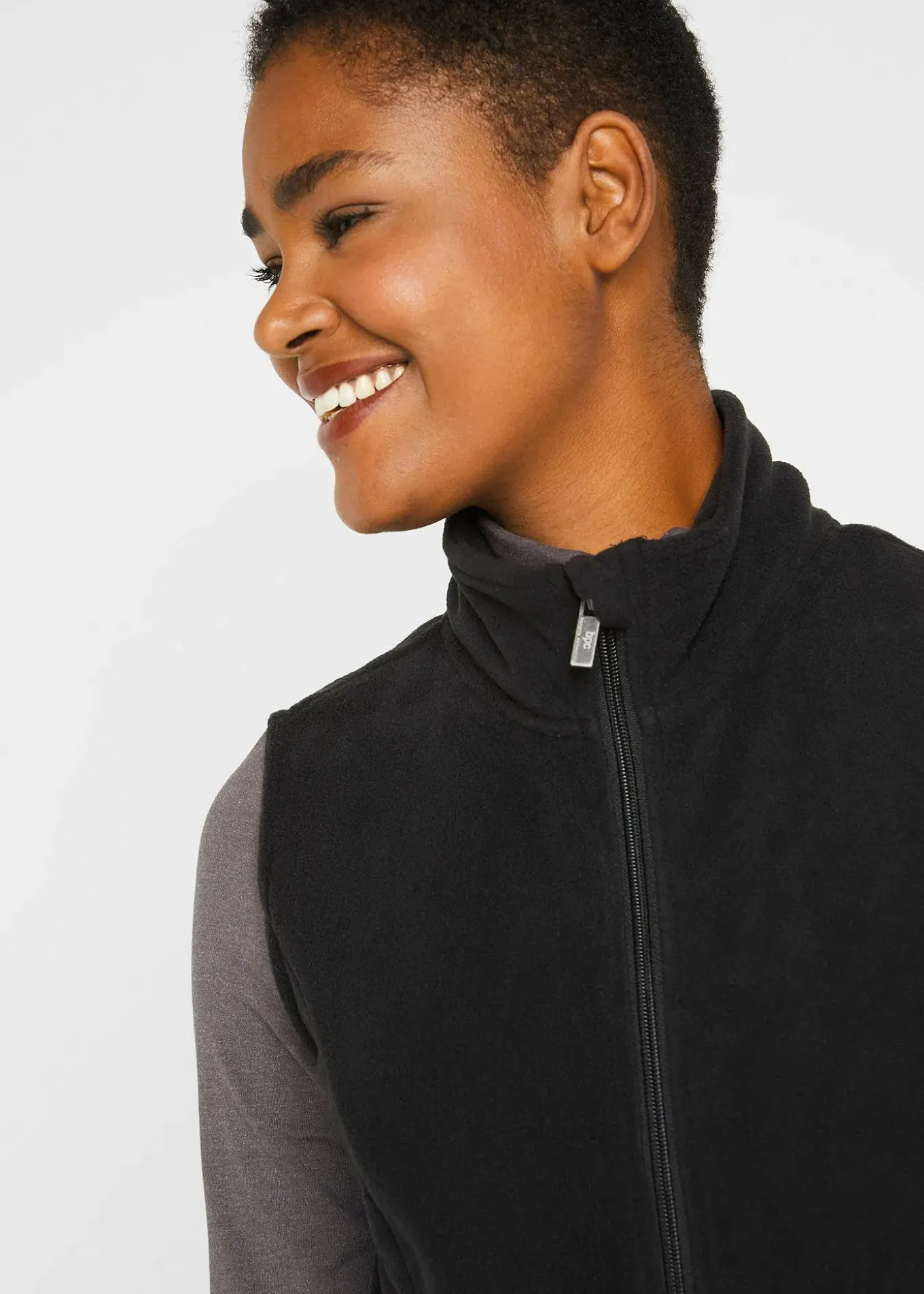 Gilet sans manches en polaire avec poches