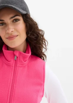 Gilet sans manches en polaire avec poches