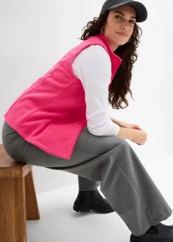 Gilet sans manches en polaire avec poches