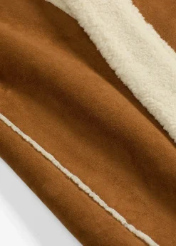 Gilet sans manches en sherpa