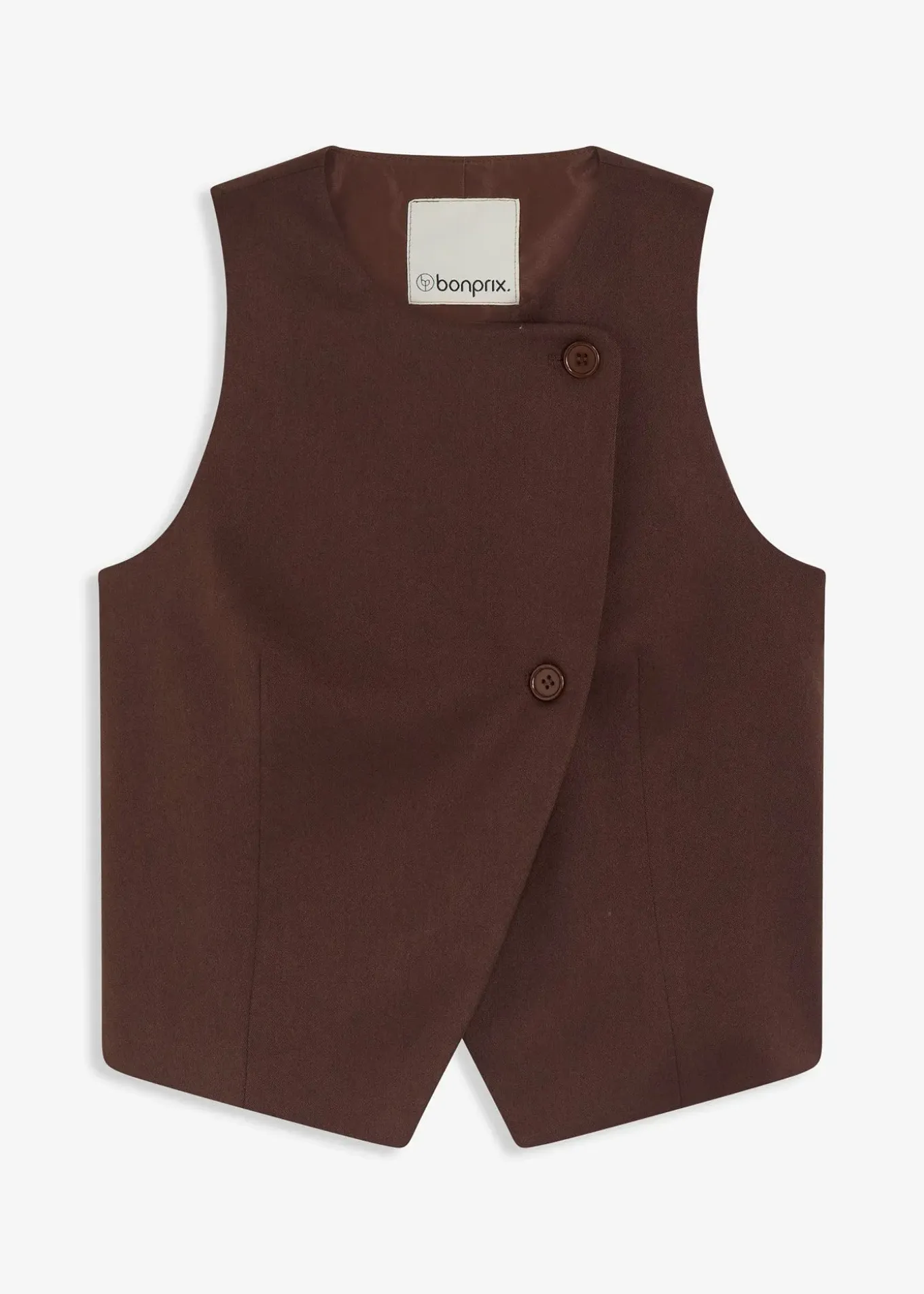 Gilet sans manches en viscose mélangée