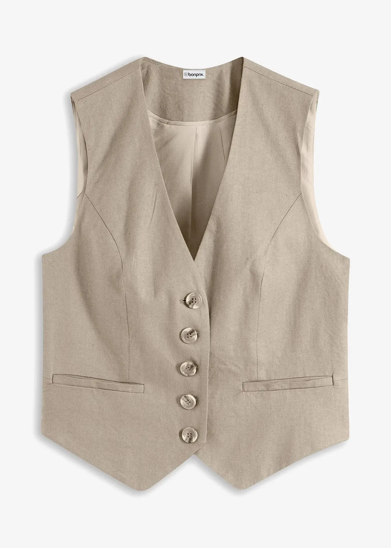 Gilet sans manches en viscose mélangée