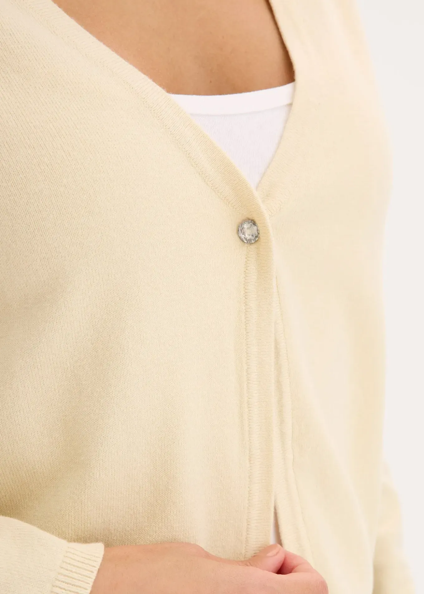 Gilet simple en fine maille