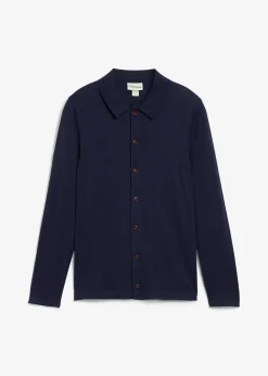 Gilet slim en fine maille avec laine mérinos