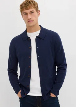 Gilet slim en fine maille avec laine mérinos