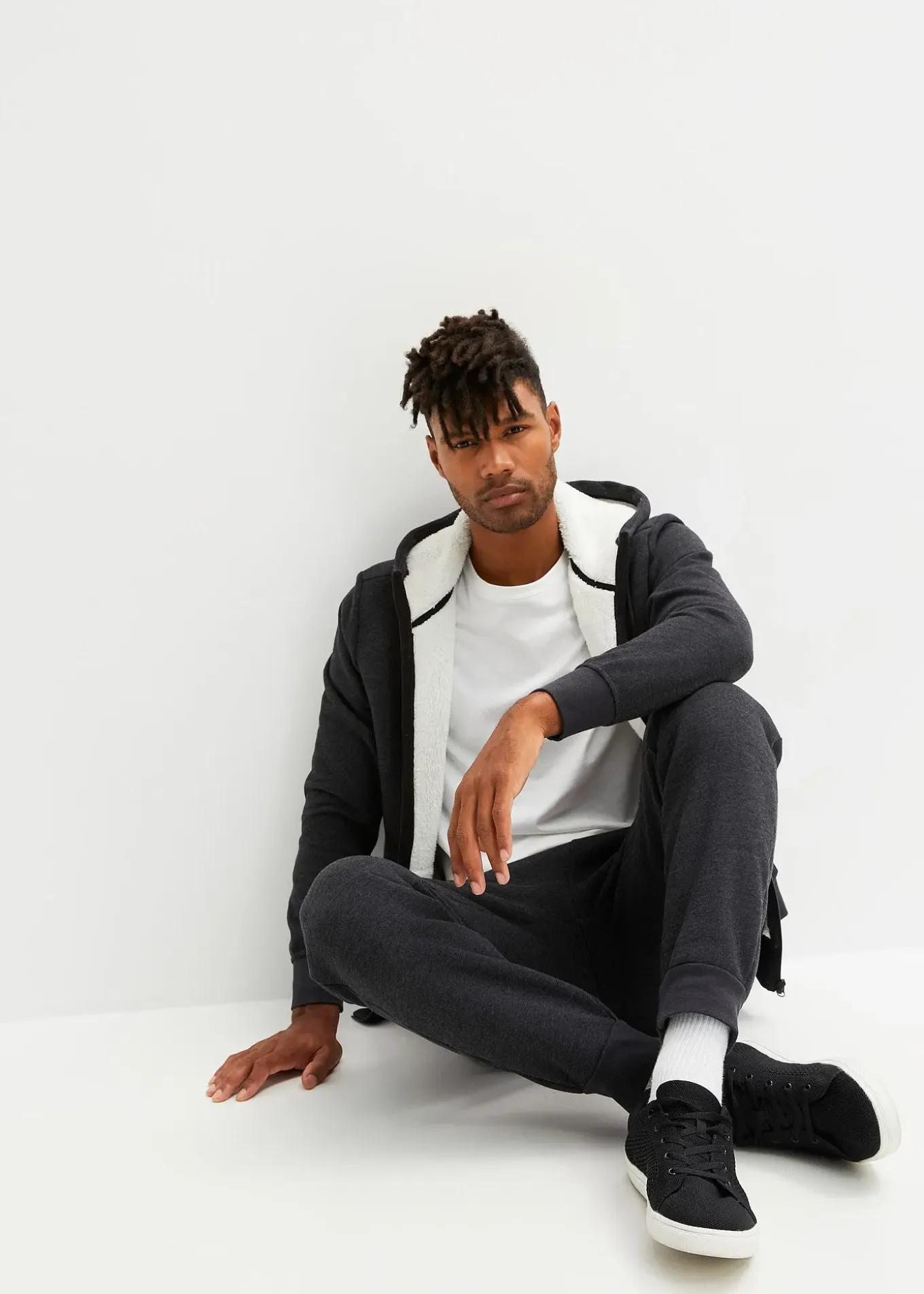 Gilet thermique en molleton doublé sherpa